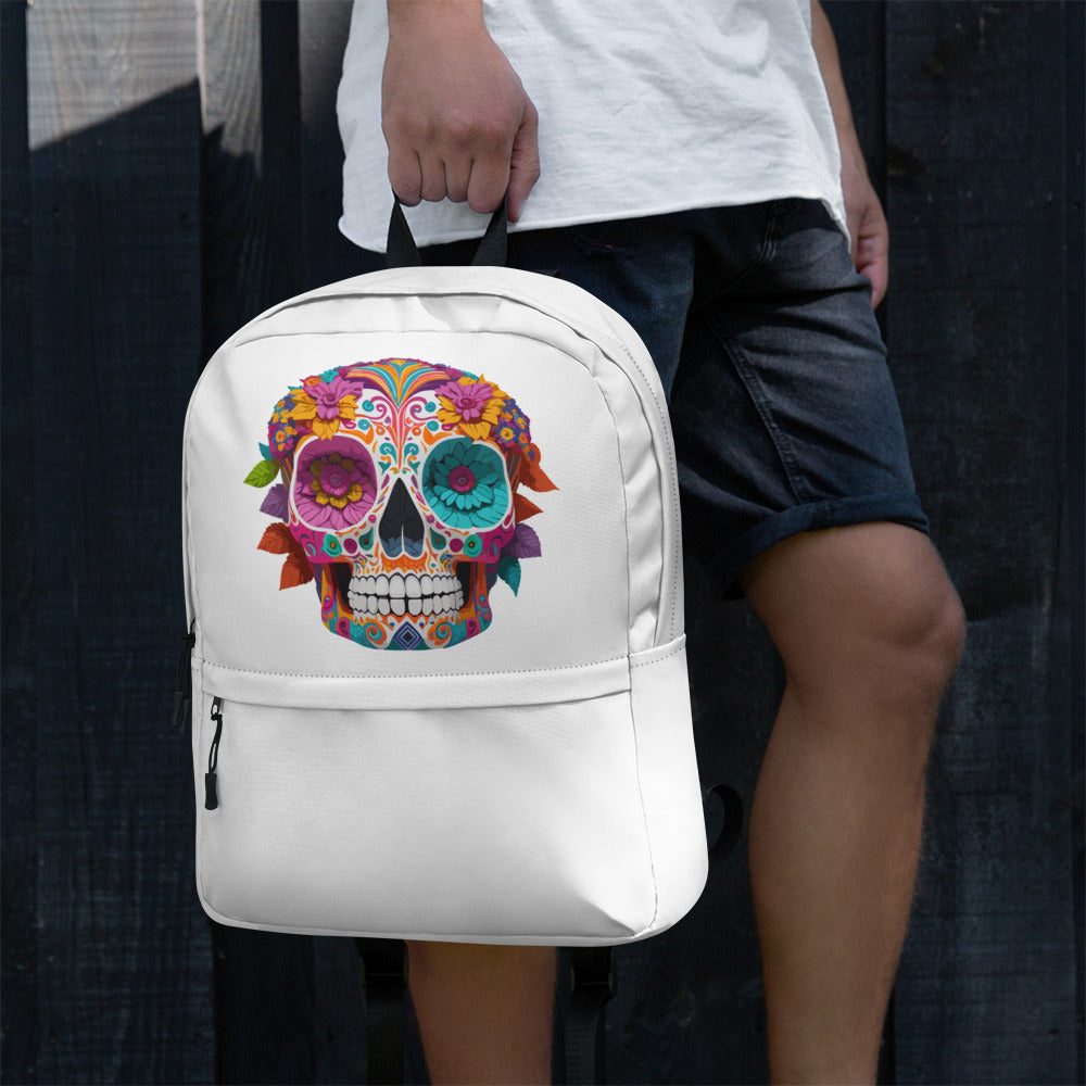 Sugar Skull Floral Backpack