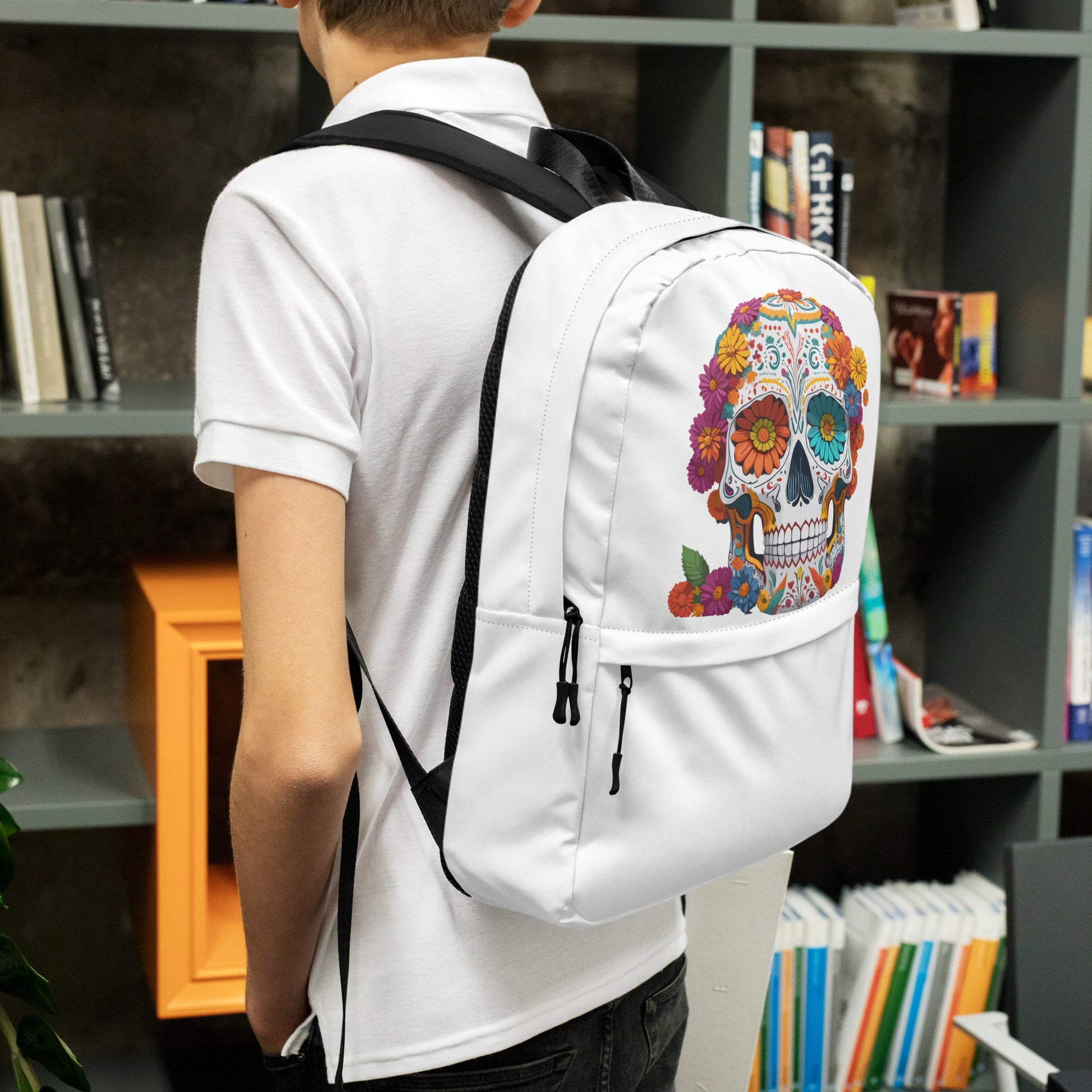 Dia De Los Muertos school bag