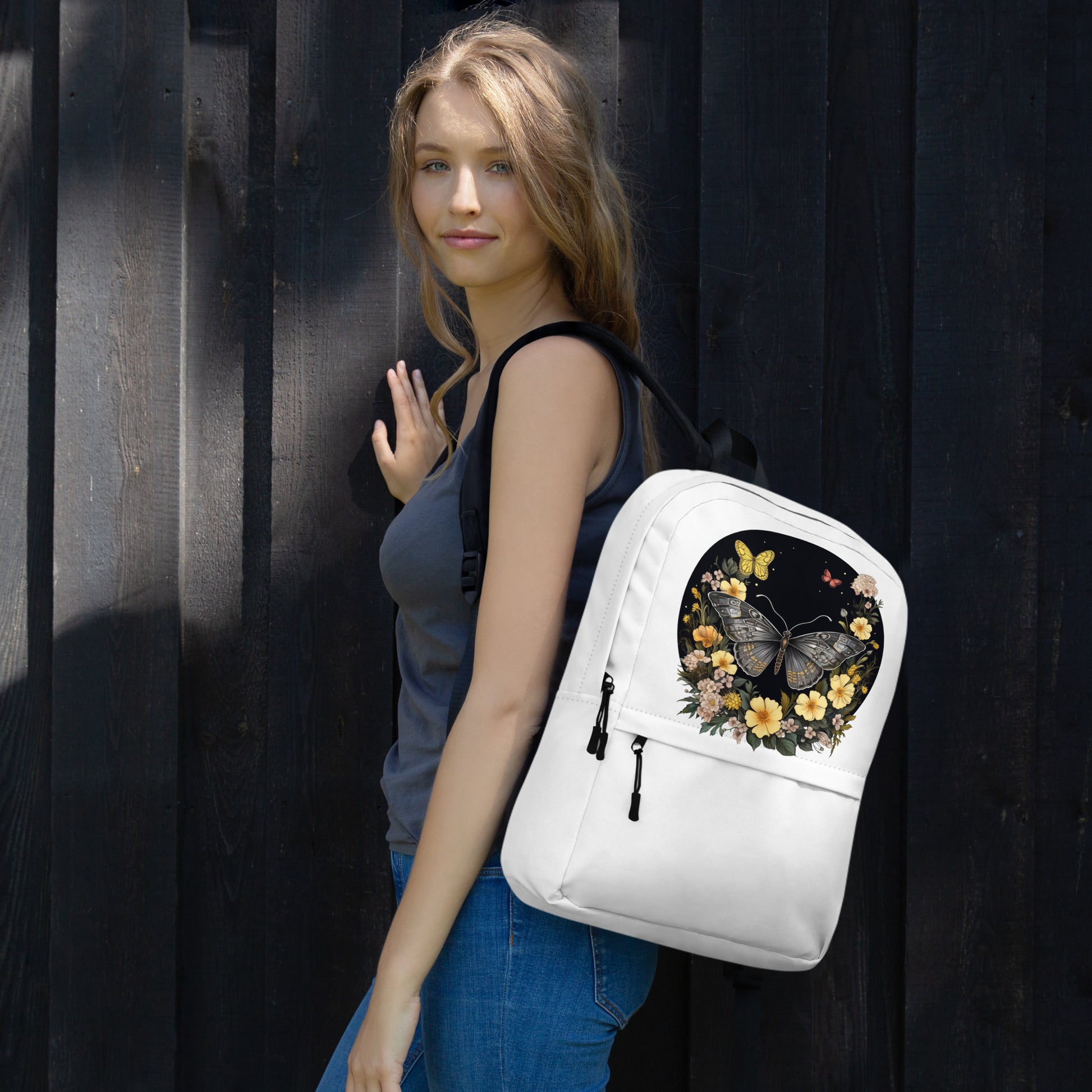 Butterfly & Flowers Backpack
