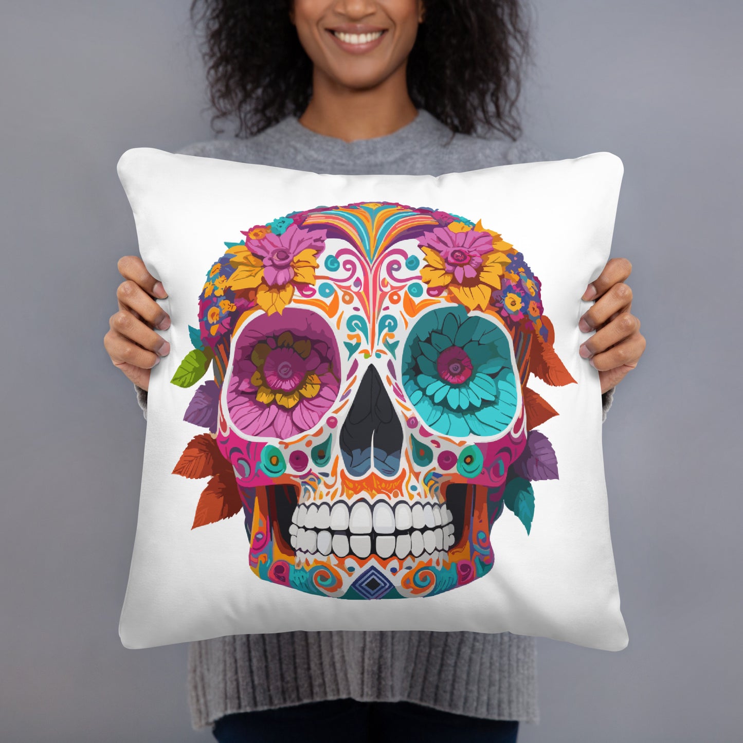 Dia De Los Muertos Throw Pillow