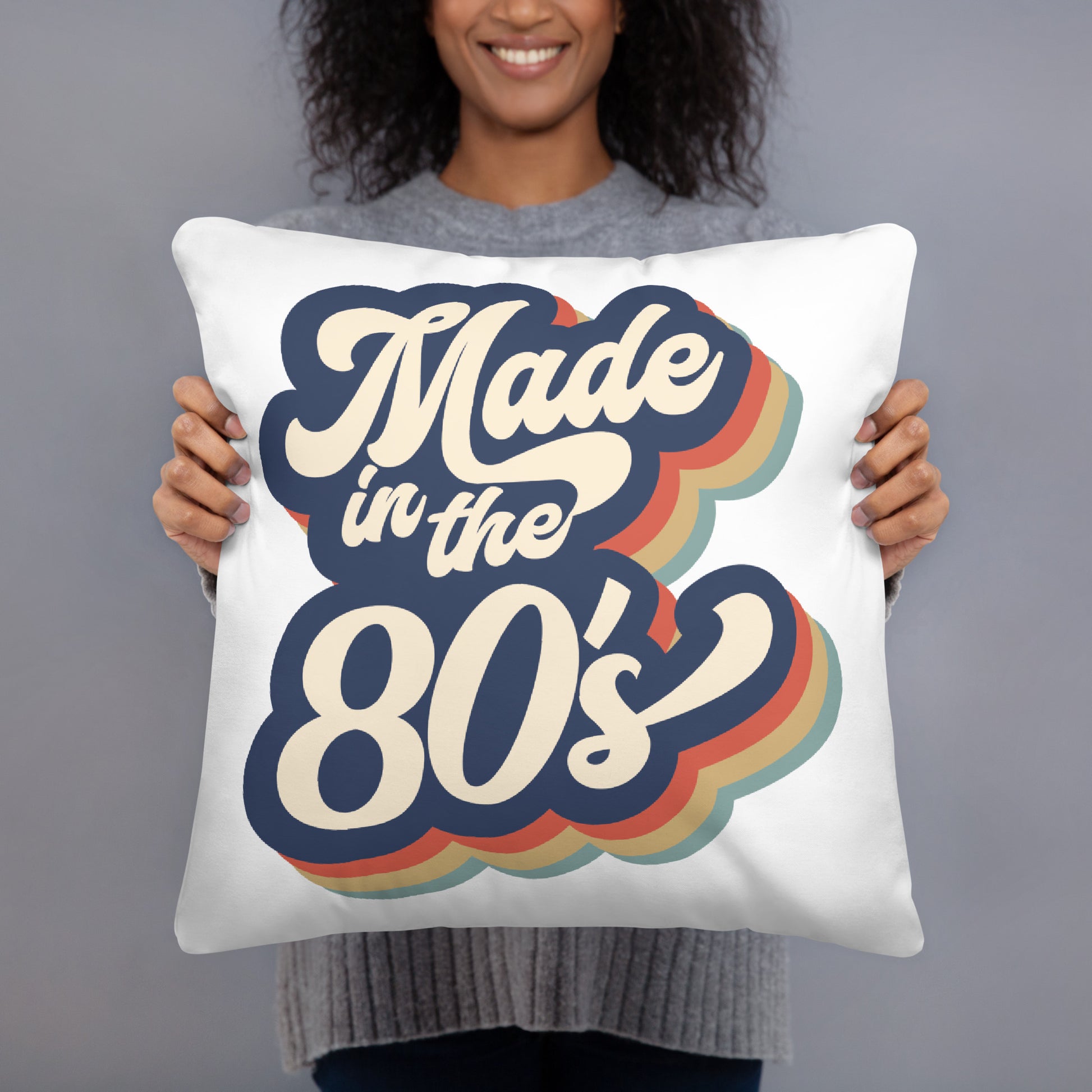 Made in the 80's Throw Pillow