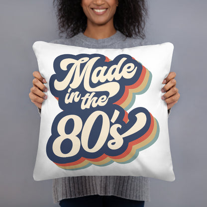 Made in the 80's Throw Pillow