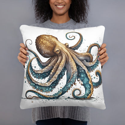 Octopus Throw Pillow