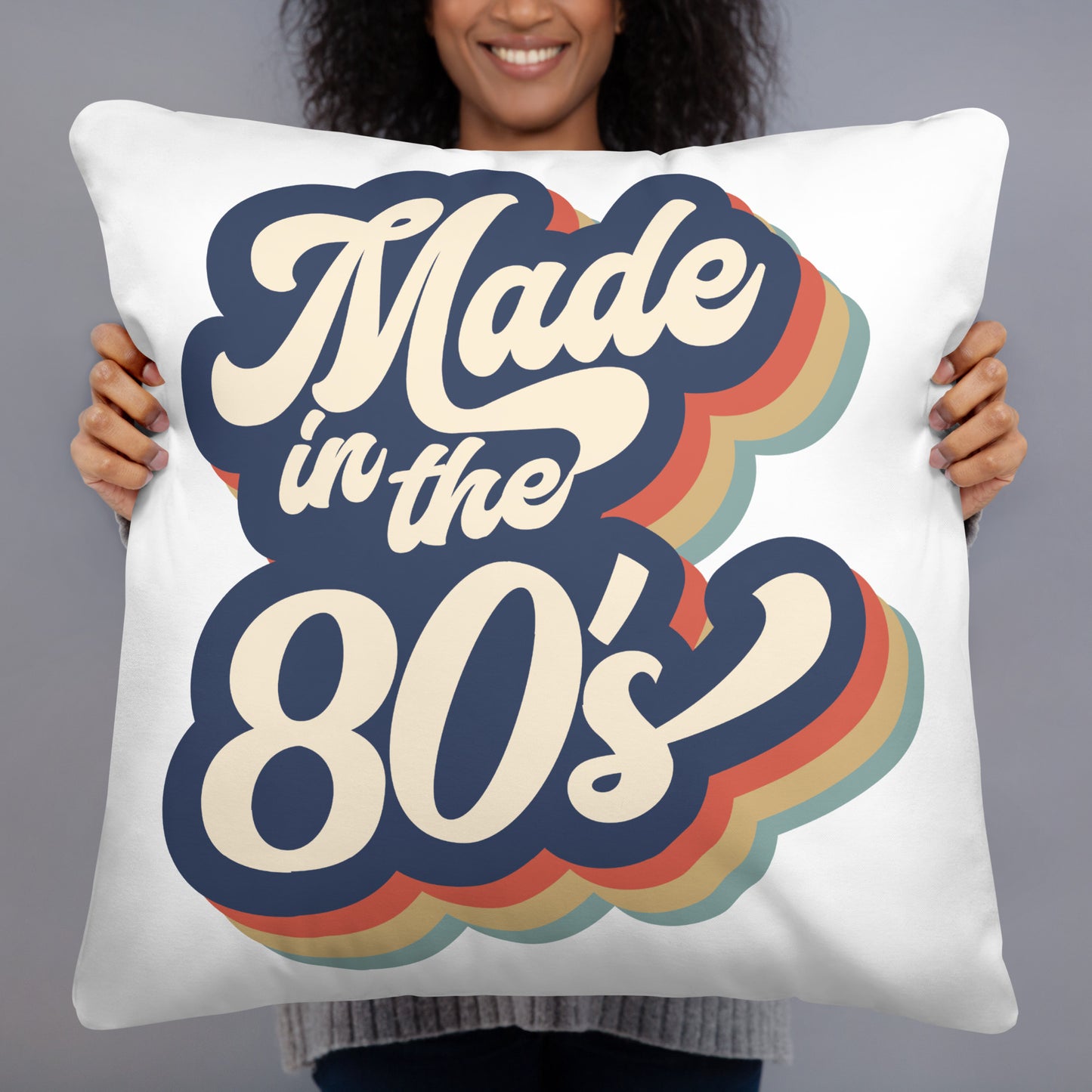 Made in the 80's Throw Pillow