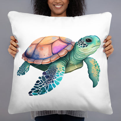 Sea Turtle Throw Pillow