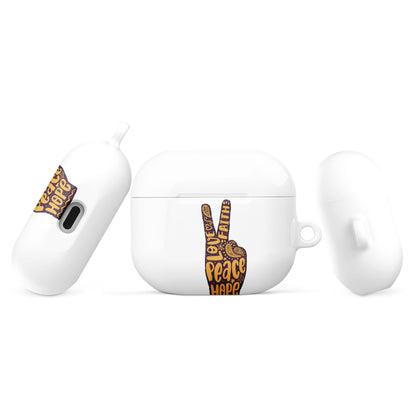 hand Peace Sign AirPods® Case