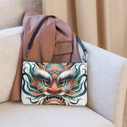 Chinese New Year's Dragon Large Crossbody Bag