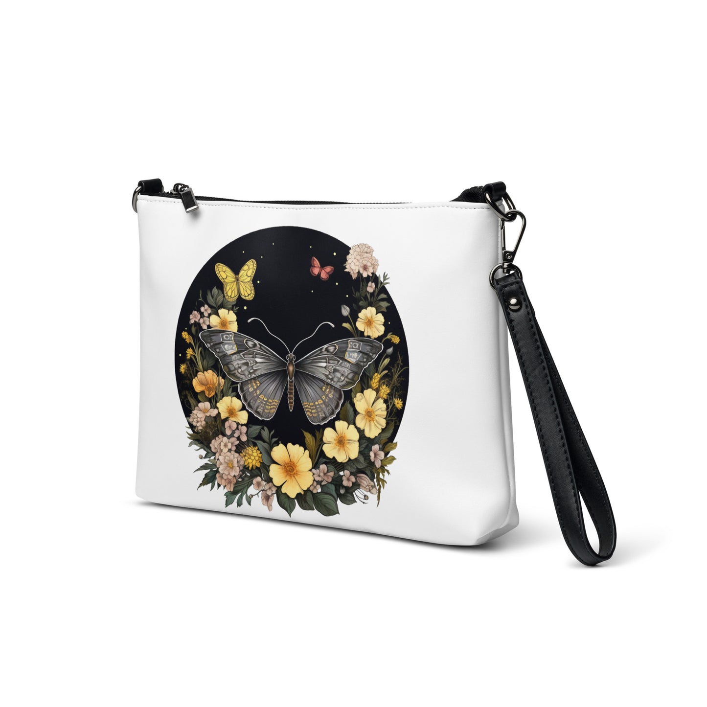 Butterfly & Flowers hand Bag