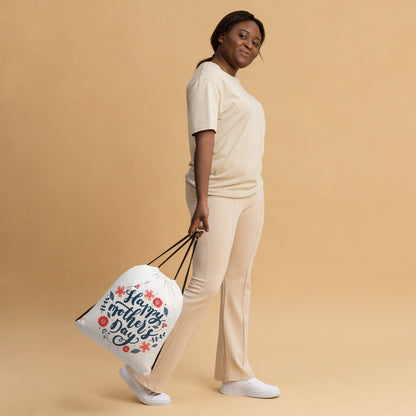 Happy Mother's Day Drawstring Bag