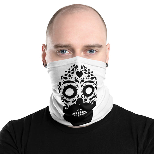 Bearded Sugar Skull Neck Gaiter