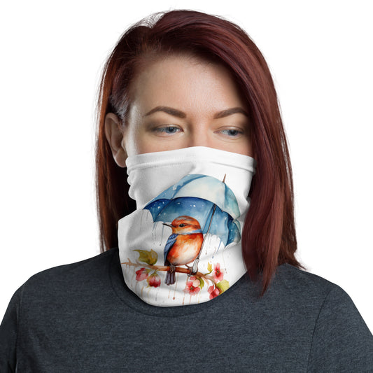 Bird with an Umbrella Neck Gaiter