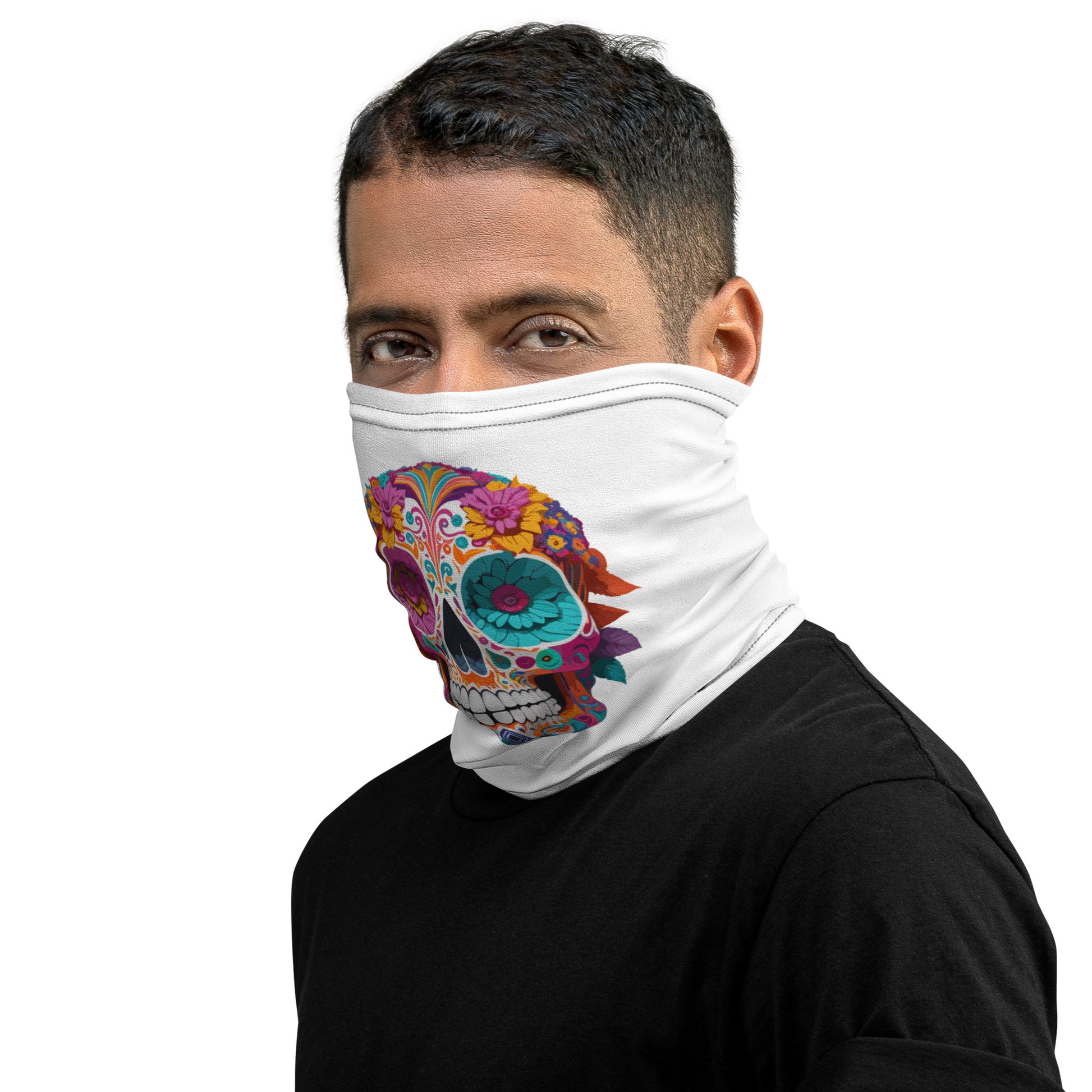 Sugar Skull Neck Gaiter