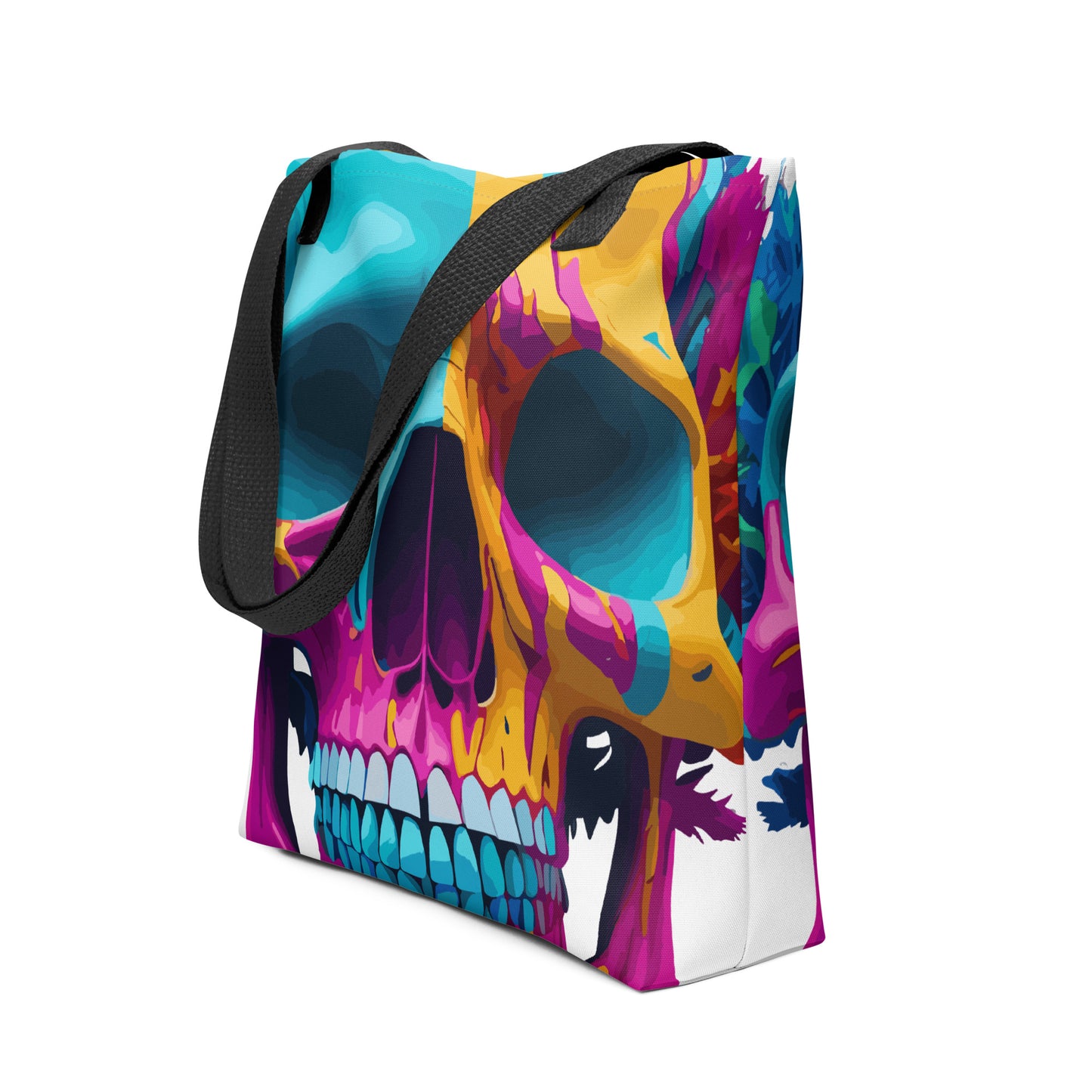 Colorful Skull Tote Bag