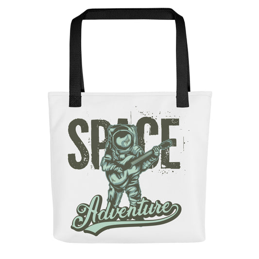 Space Astronaut Rocks Tote Bag