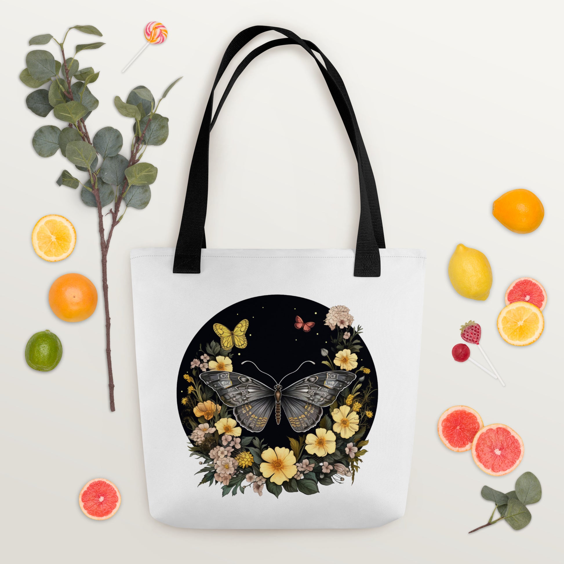 Butterflies & Flowers Tote