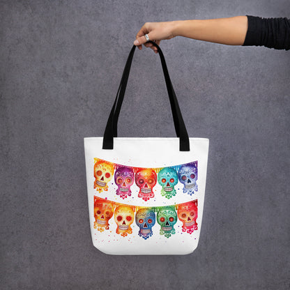 Mexican Fiesta Banner Flags Tote Bagmockup