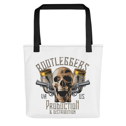 Bootleggers Moonshine Skull Tote Bag