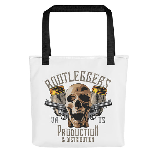 Bootleggers Moonshine Skull Tote Bag