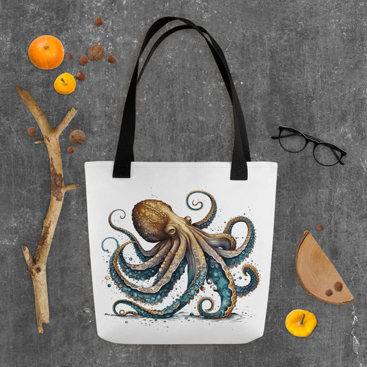 Octopus Kraken Tote Bag
