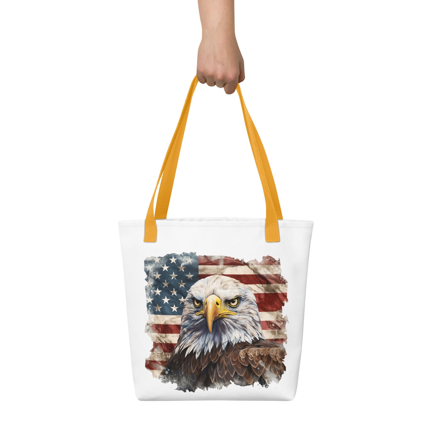 American Flag Tote Bag