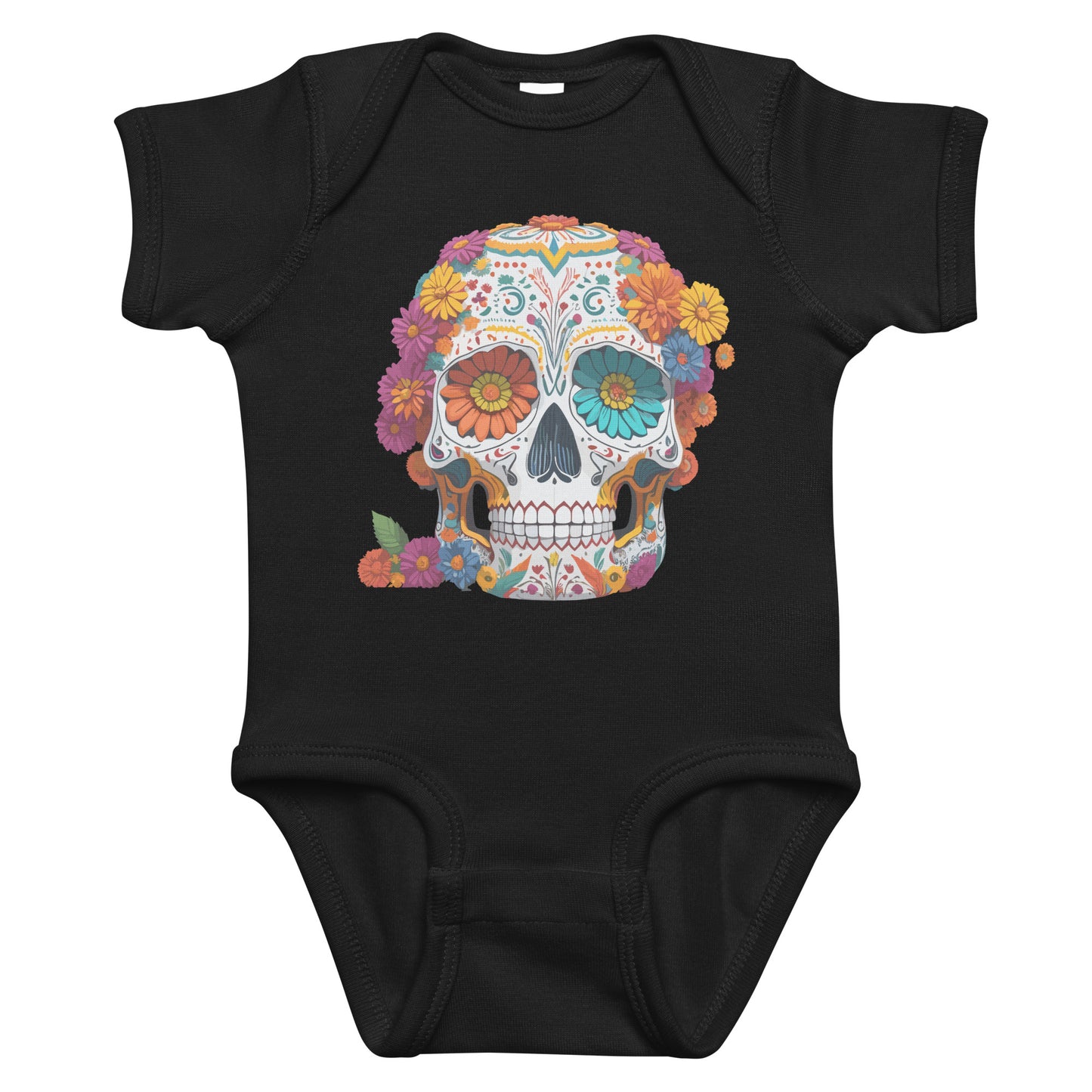 Day of the Dead Floral Onesie