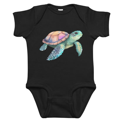 Sea Turtle Bliss Baby Onesie