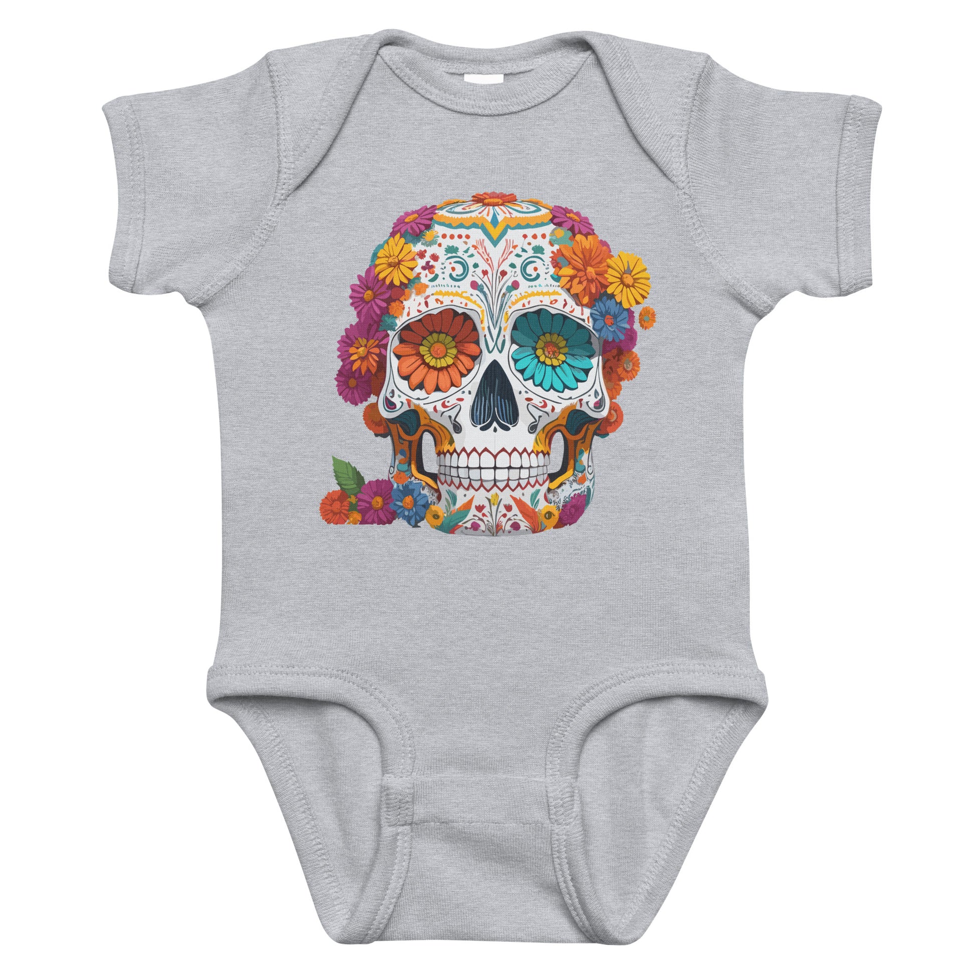 Day of the Dead Floral infant Onesie