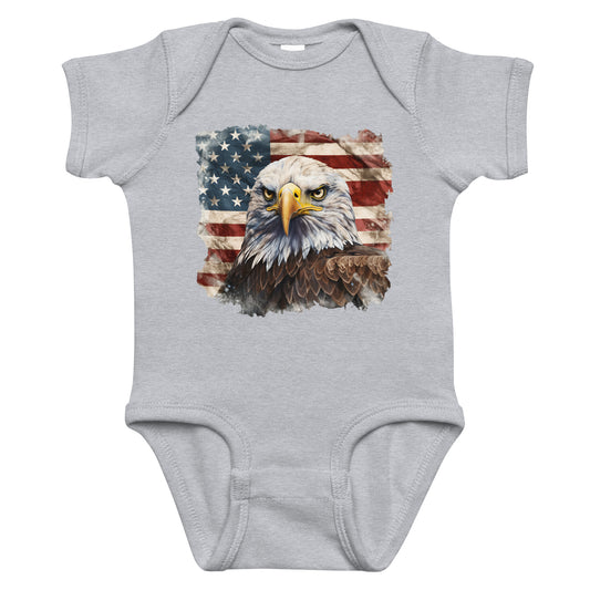 American Flag Baby Onesie