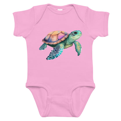 Sea Turtle Bliss infant Onesie