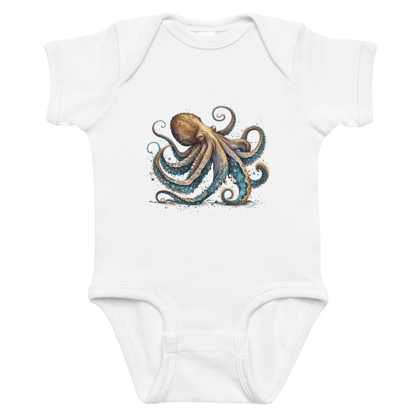 squid baby onesie