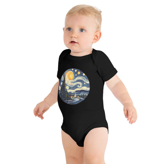 Van Gogh Starry Night Baby Onesie