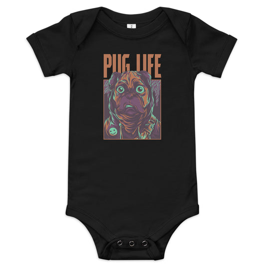 PUG LIFE Baby Onesie
