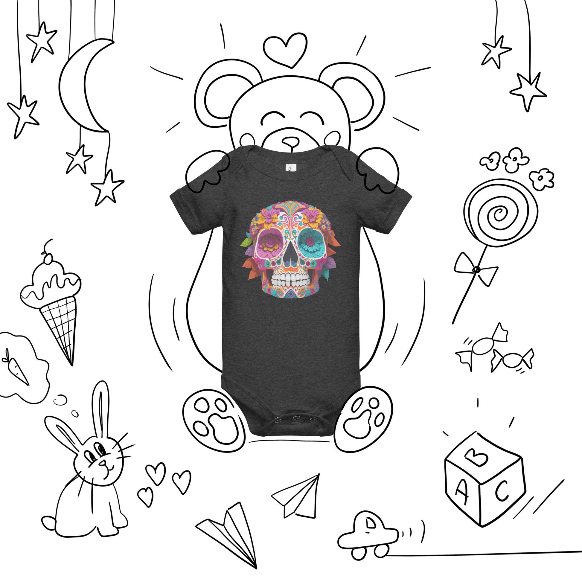 Dia De Los Muertos Onesie