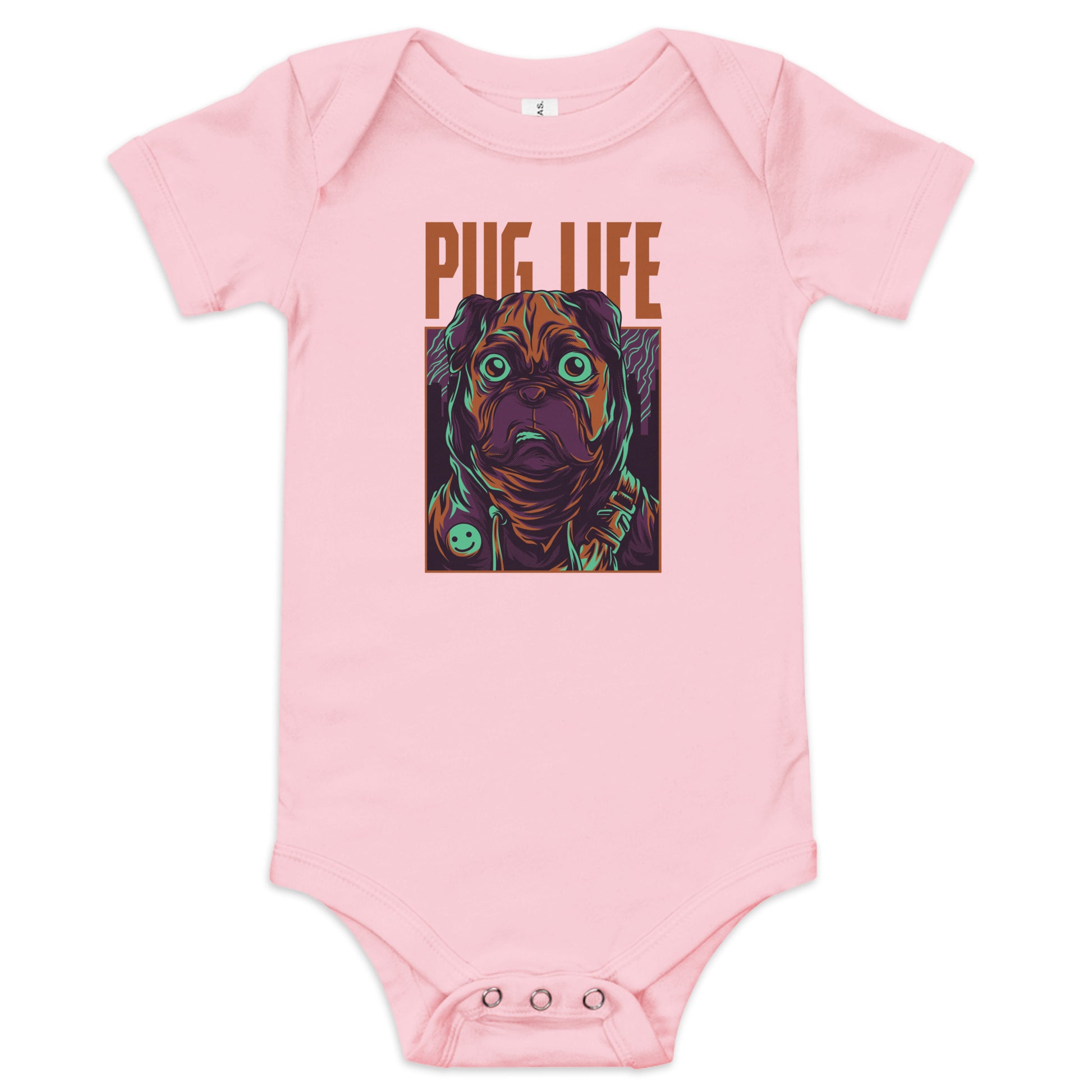 pug baby onesie