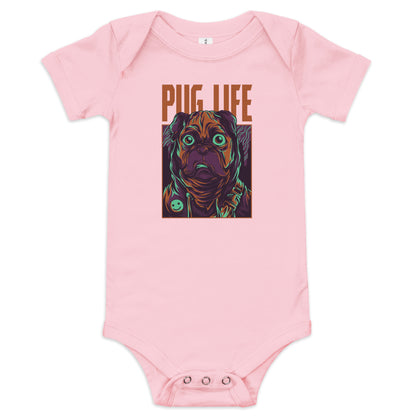 pug baby onesie