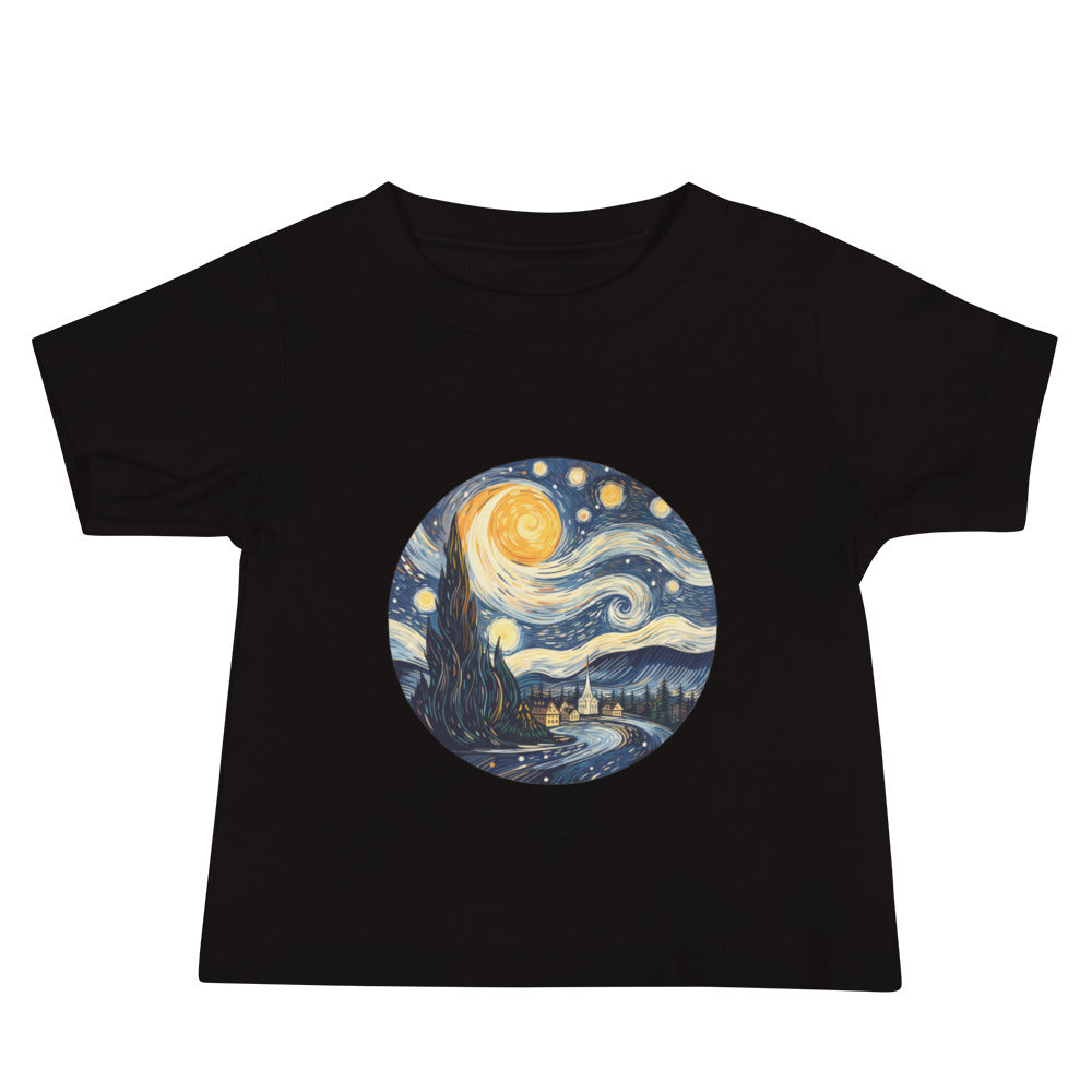 Starry Night Van Gogh Baby T-Shirt
