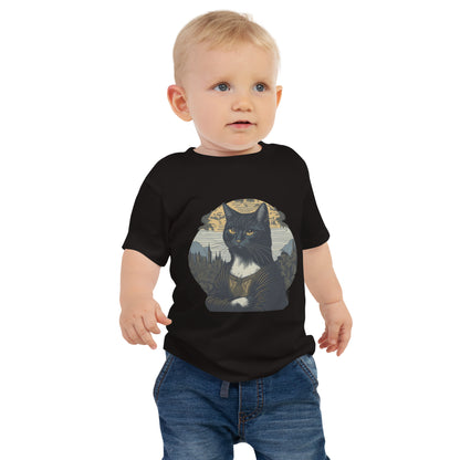 Mona Lisa Cat Baby Jersey T-Shirt