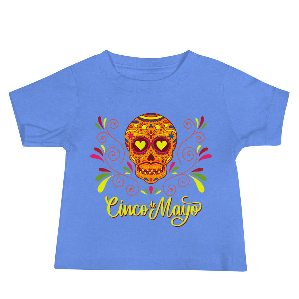 Cinco De Mayo Sugar Skull Baby T-Shirt