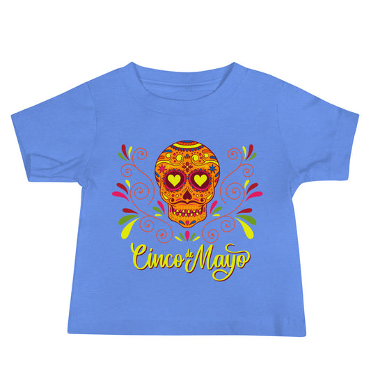 Cinco De Mayo Sugar Skull Baby T-Shirt