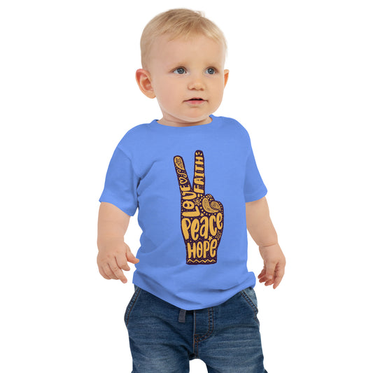 Love, Hope, Faith, Peace Baby T-Shirt