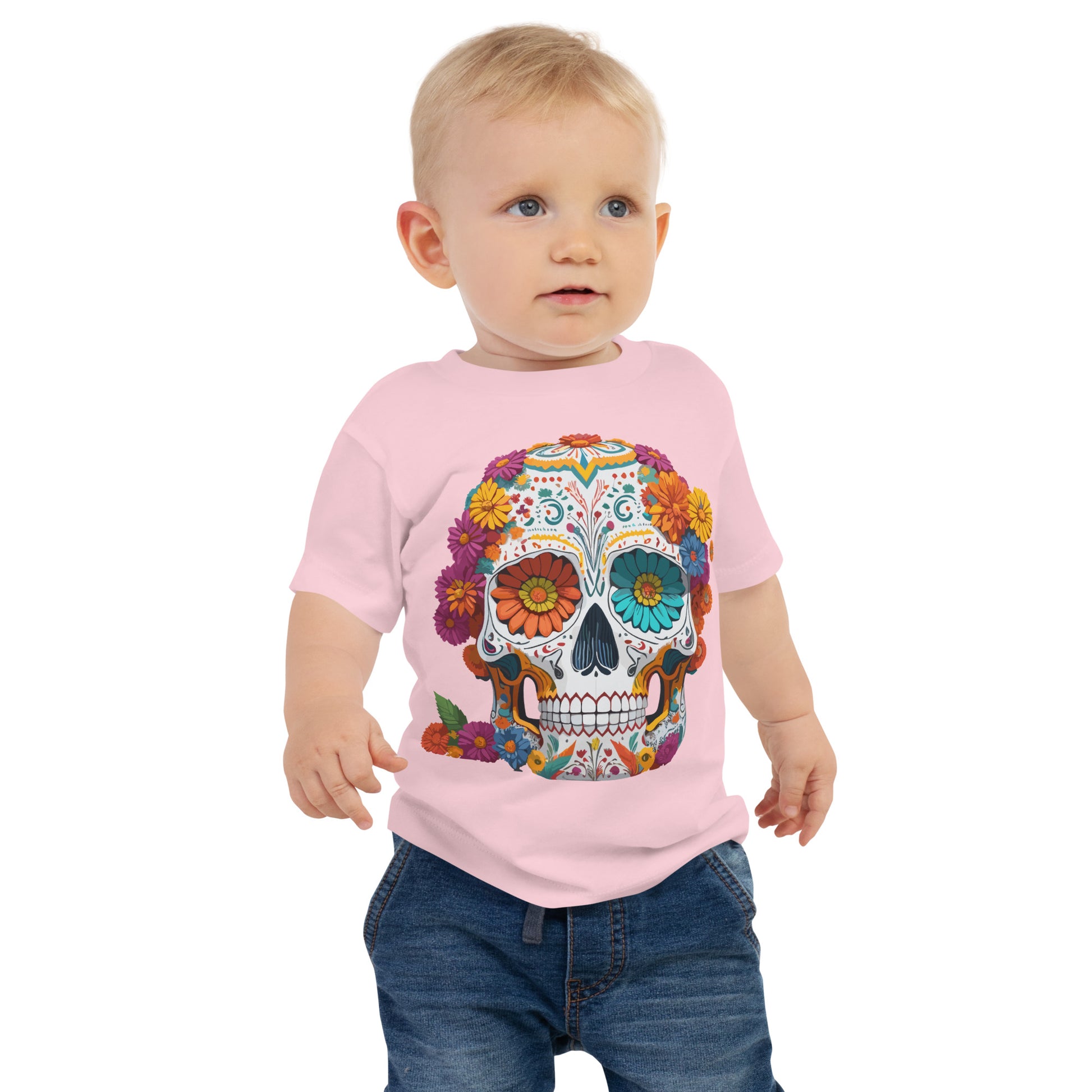 Sugar Skull Baby Jersey T-Shirt
