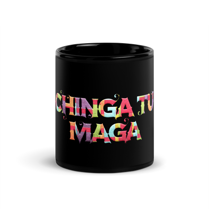 chinga tu maga coffee cup
