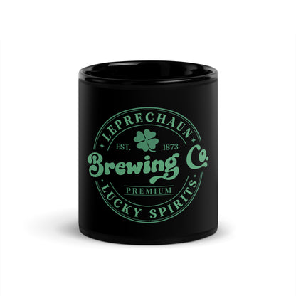Leprechaun Black Coffee Mug