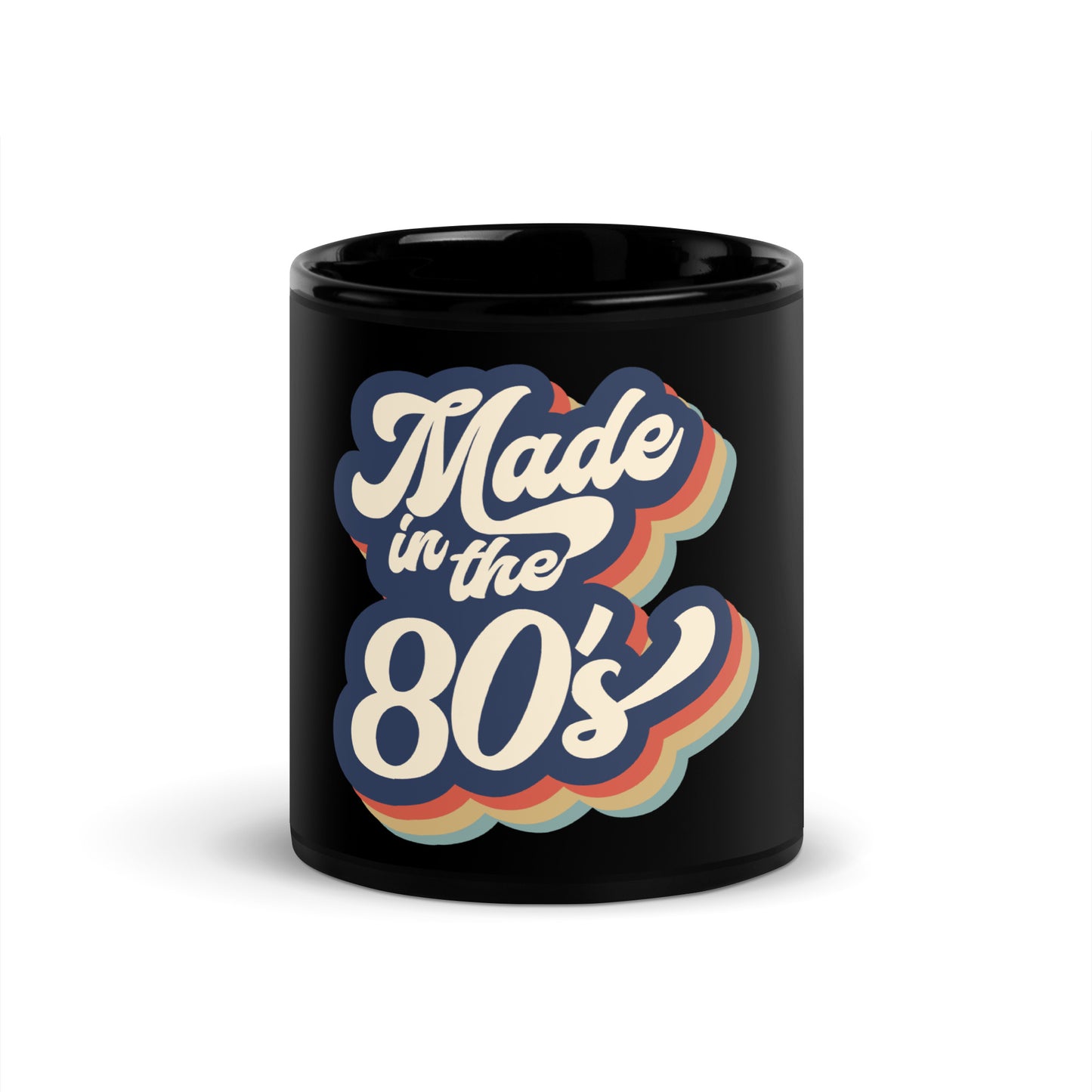 Made in the 80's Black Coffee Mug