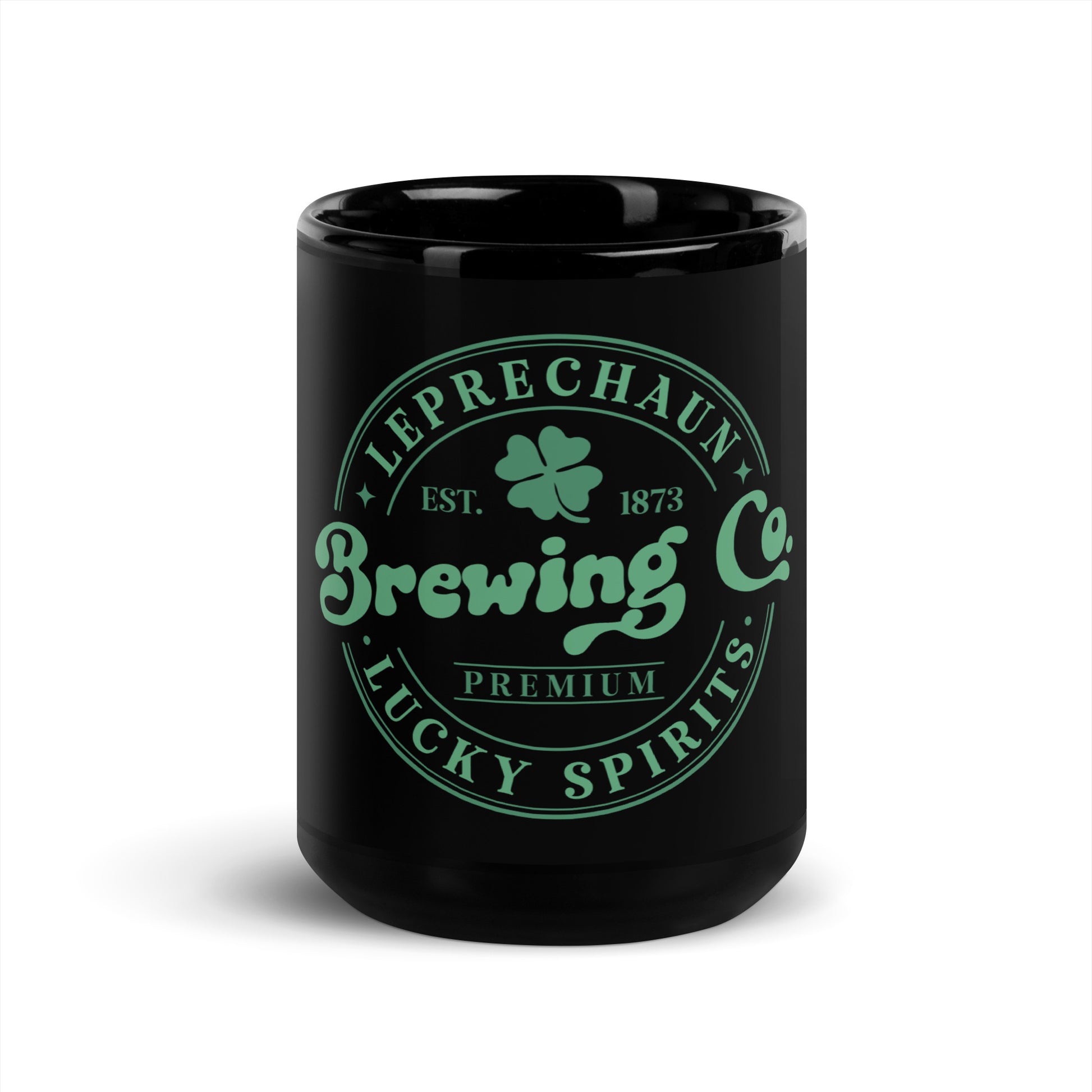 Leprechaun Brewing Co. Black Coffee Mug