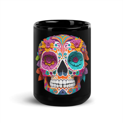 Dia De Los Muertos Black Coffee mug