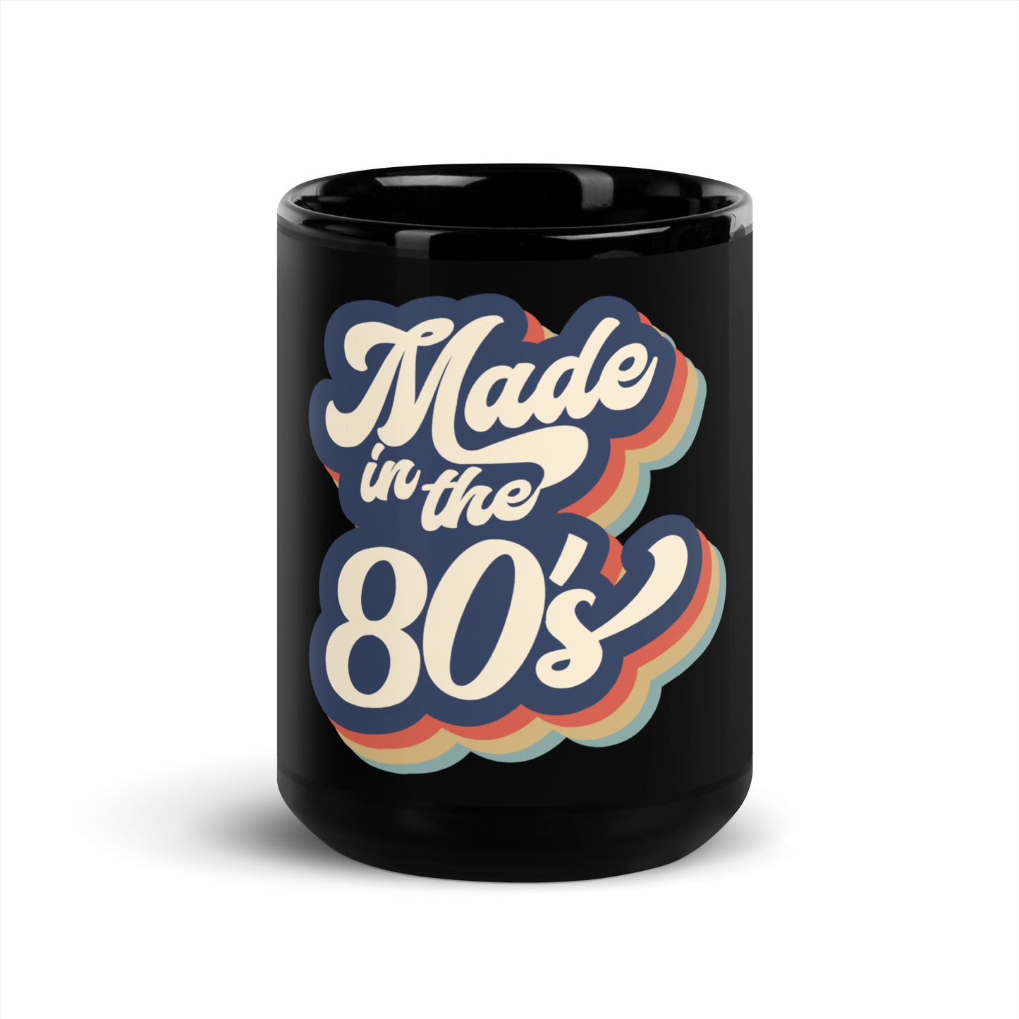 Made in the 80's Black Coffee Mug