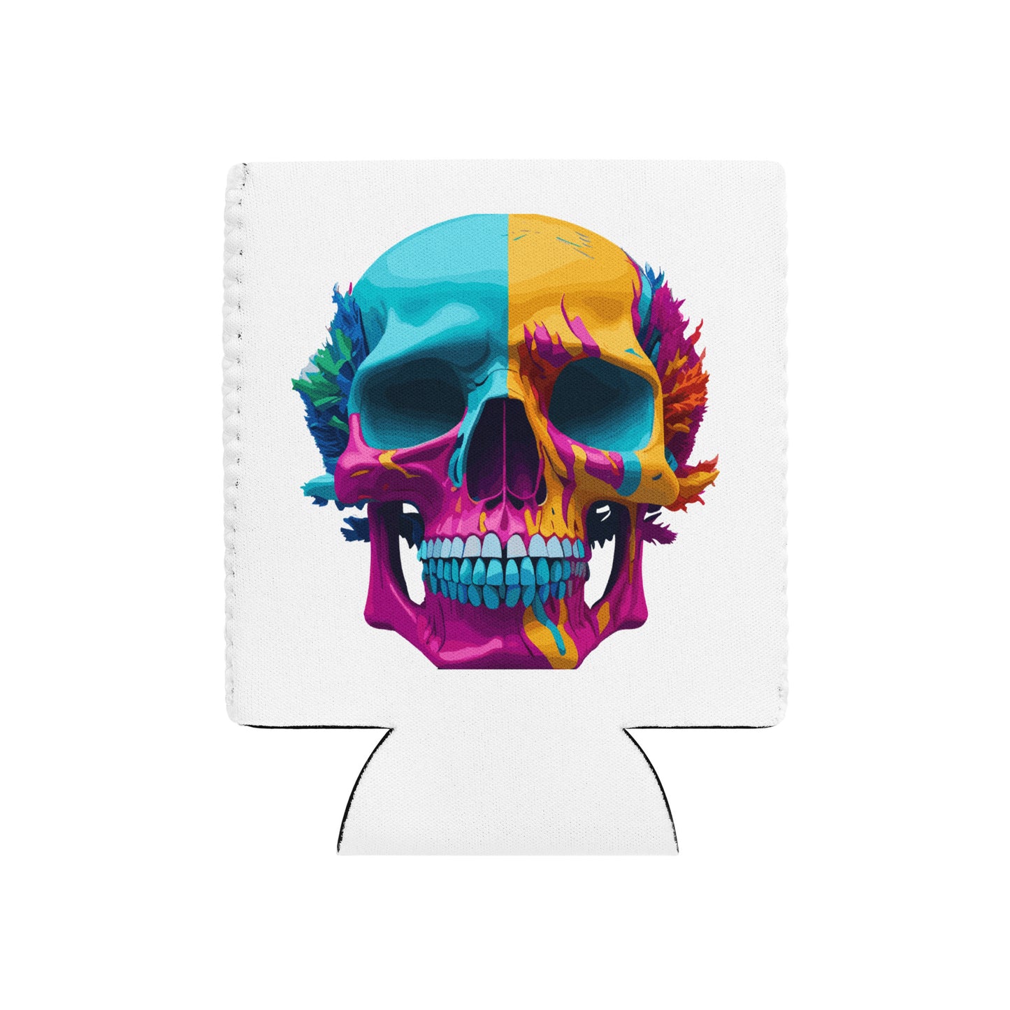 Psychedelic Skull Drink Coozie
