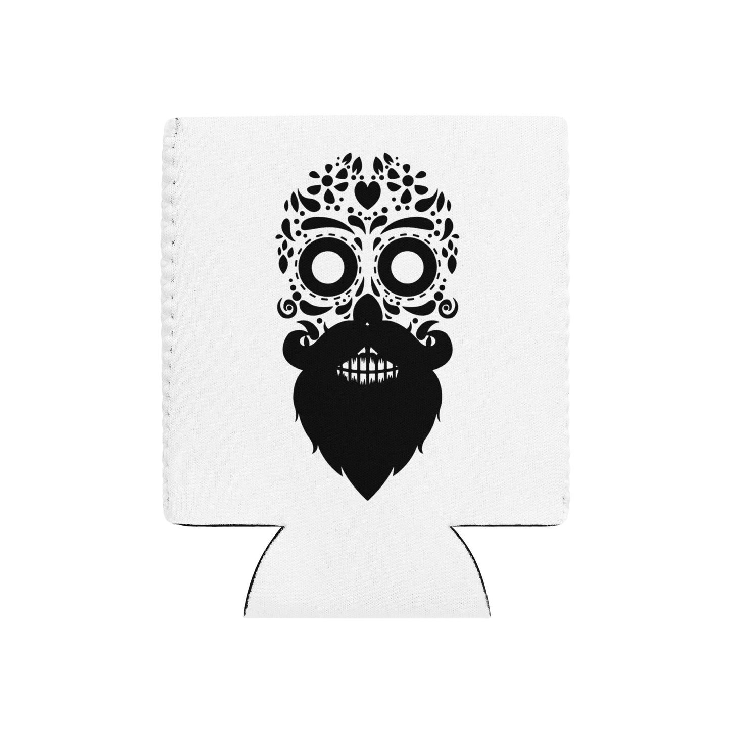 Sugar Skull Beard Drink Koozie