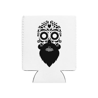 Sugar Skull Beard Drink Koozie